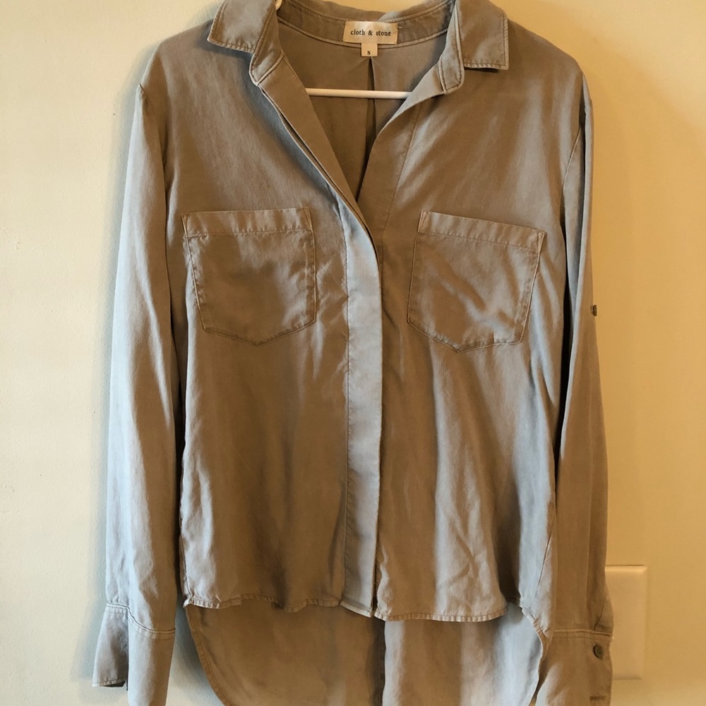 Cloth and stone women’s button up
